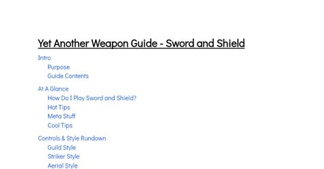 Yet Another Weapon Guide .
